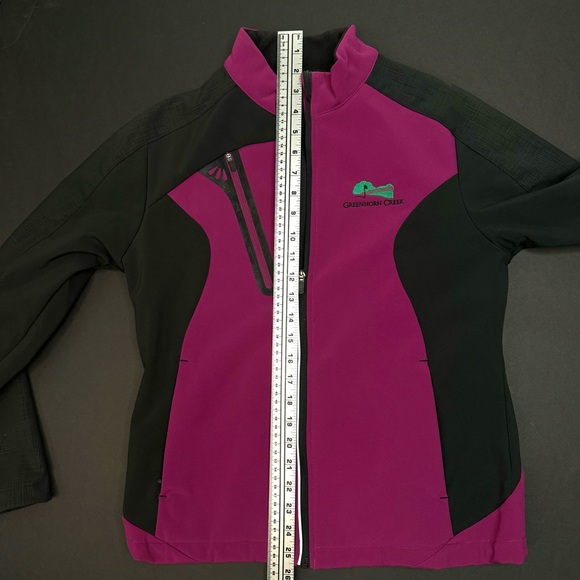 North End Fuchsia and Black Full Zip Jacket Size Small - Picture 8 of 9